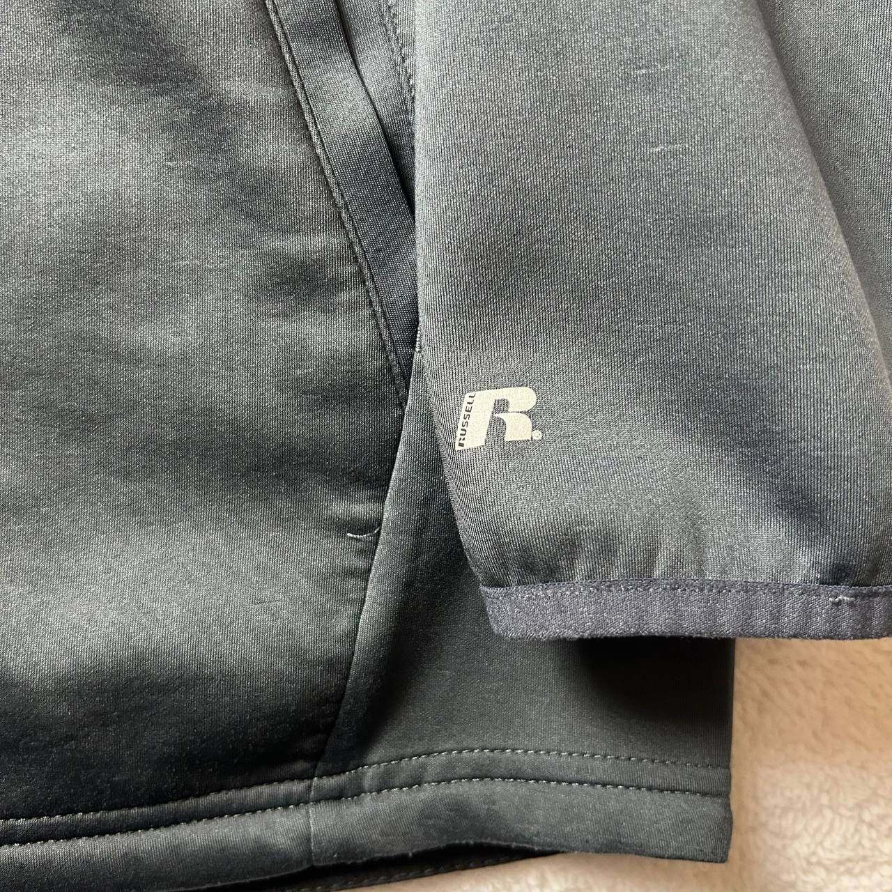 Russell Athletic Dri-Power 360 Woven Two Tone Full Zip Jacket Active Gray Size L