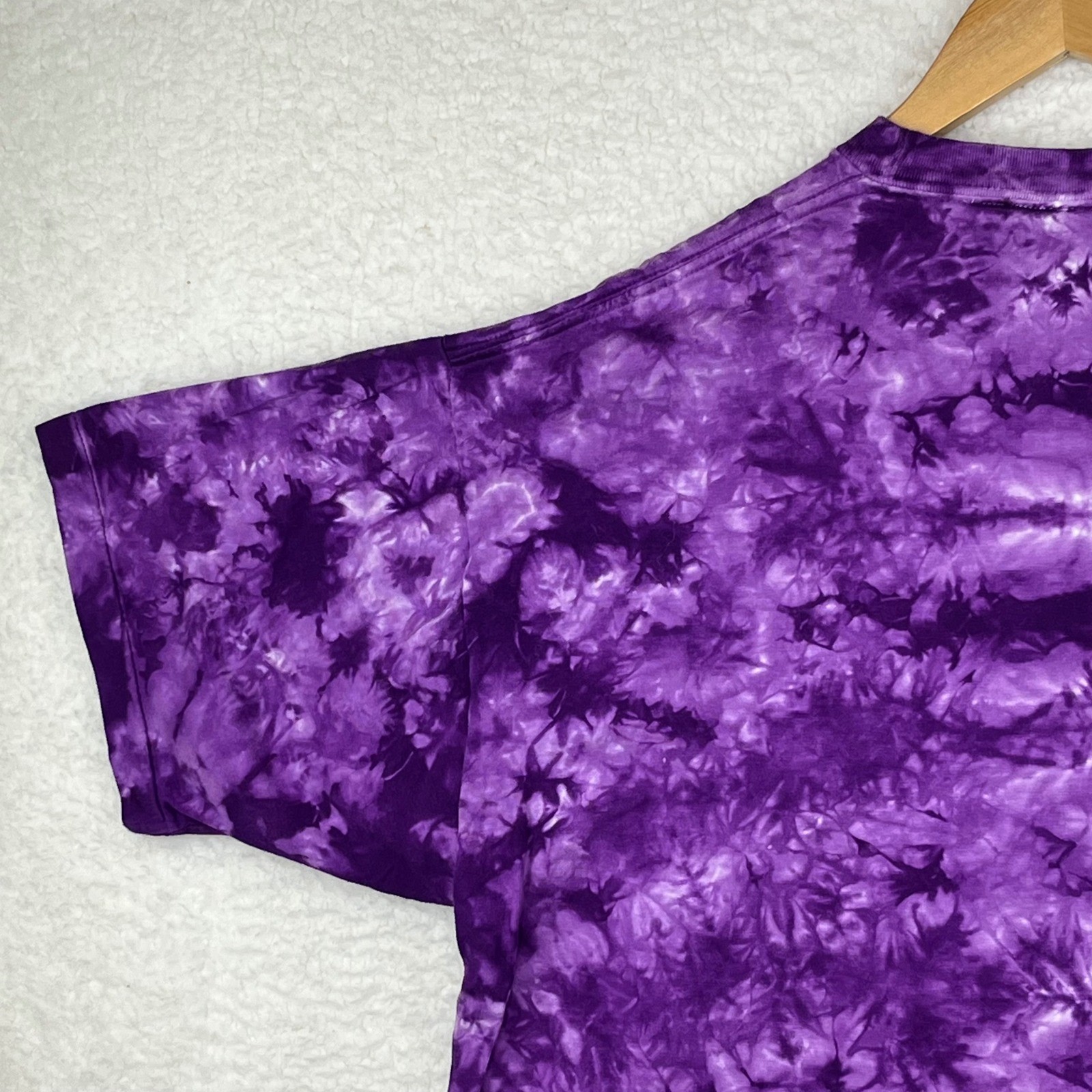 The Mountain Horse Graphic Tie Dye T-Shirt Purple Nature Tee Mens XL