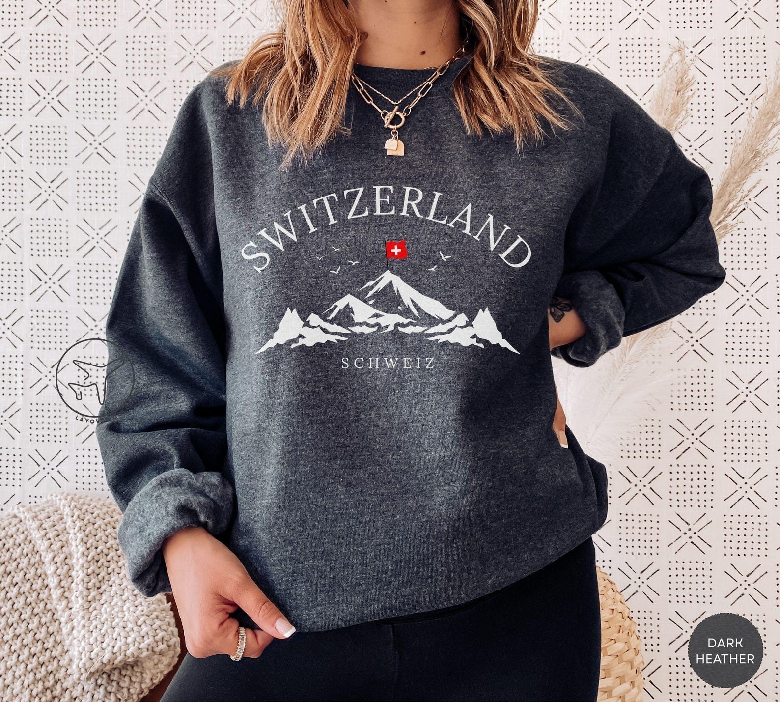 Switzerland Sweatshirt Travel Unisex Switzerland Trip Sweater Gift Tee