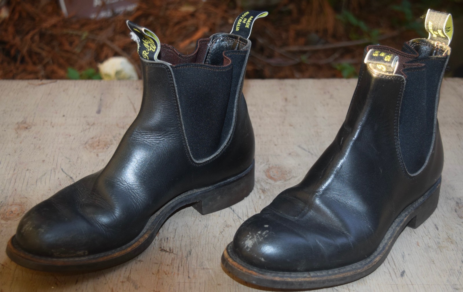 R.M. Williams Comfort Craftsman Boots in Black – Size 5.5 G WF