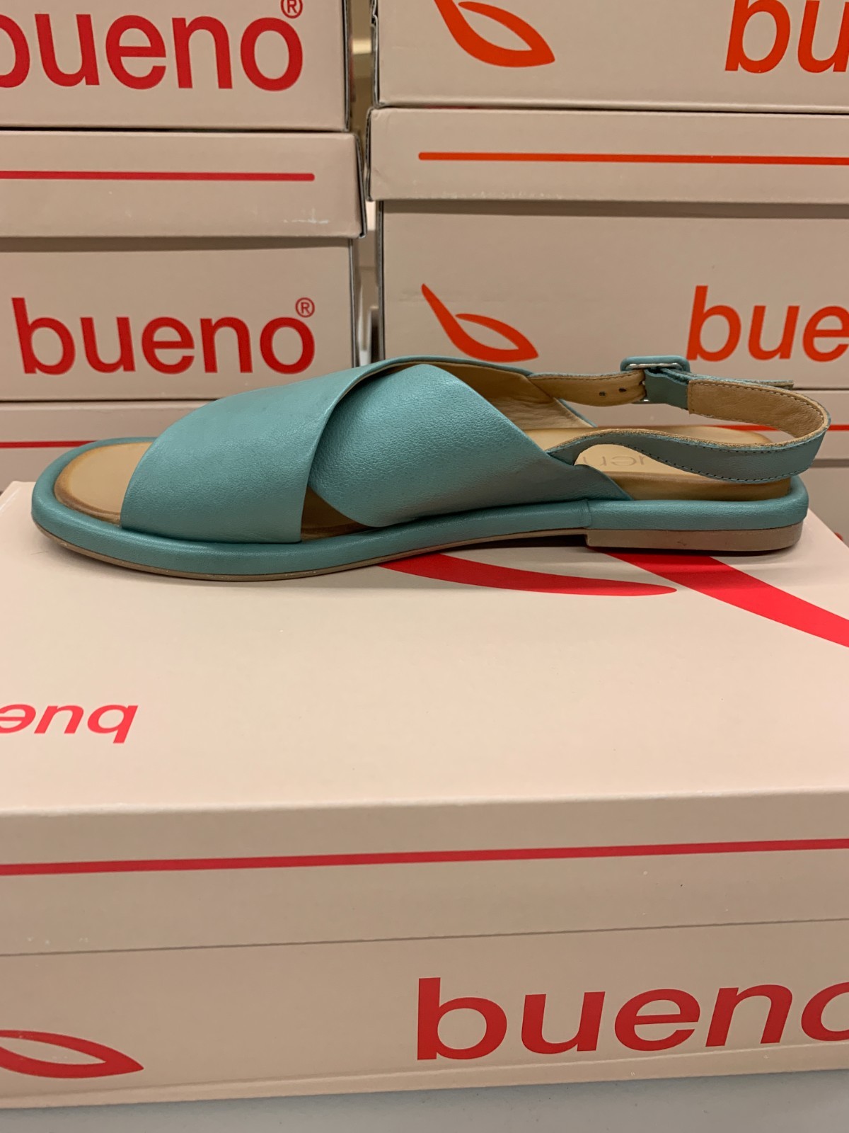 Bueno Footwear Elwood Sandal Seafoam Green Women’s Size 37 38 39 40 41 B2543