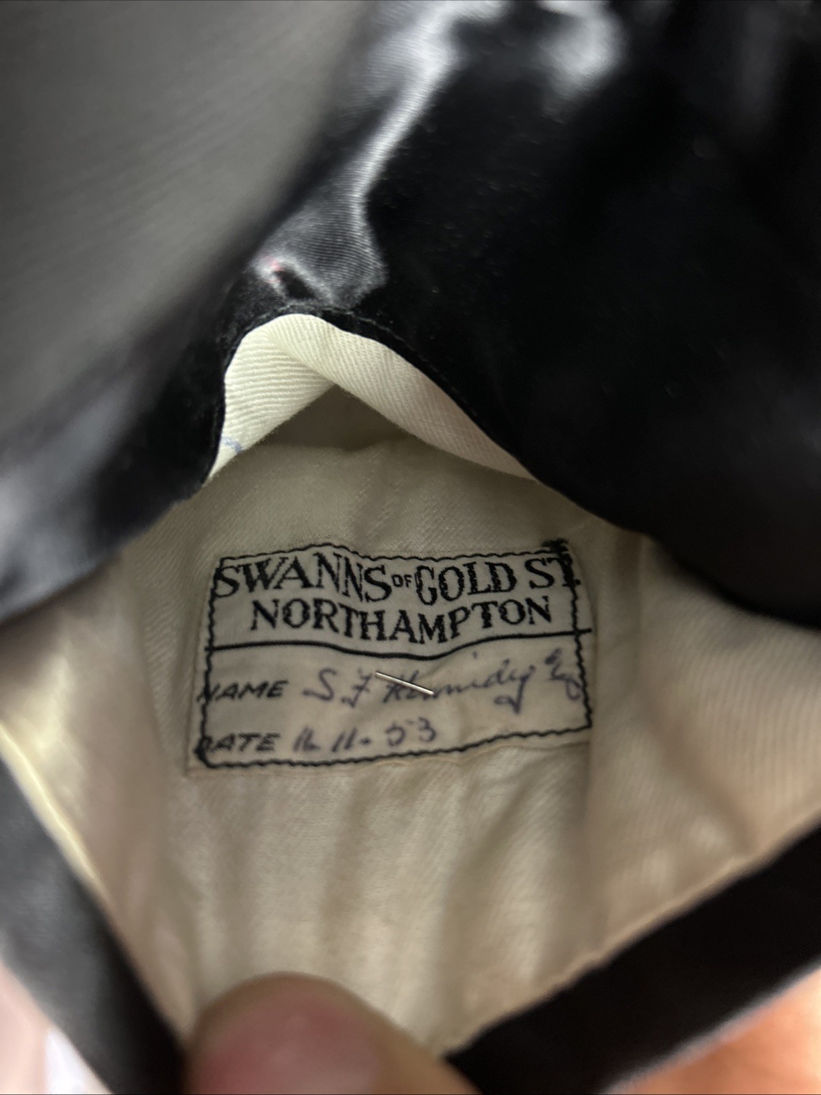 Bespoke White Tie Tailcoat Suit (38R) Handmade Dinner Savile Row Antique Vintage