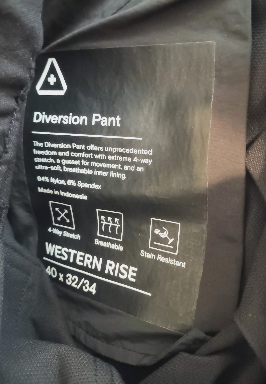 Western Rise Diversion Pants Classic Men’s 40×27 Black 4-Way Stretch EUC