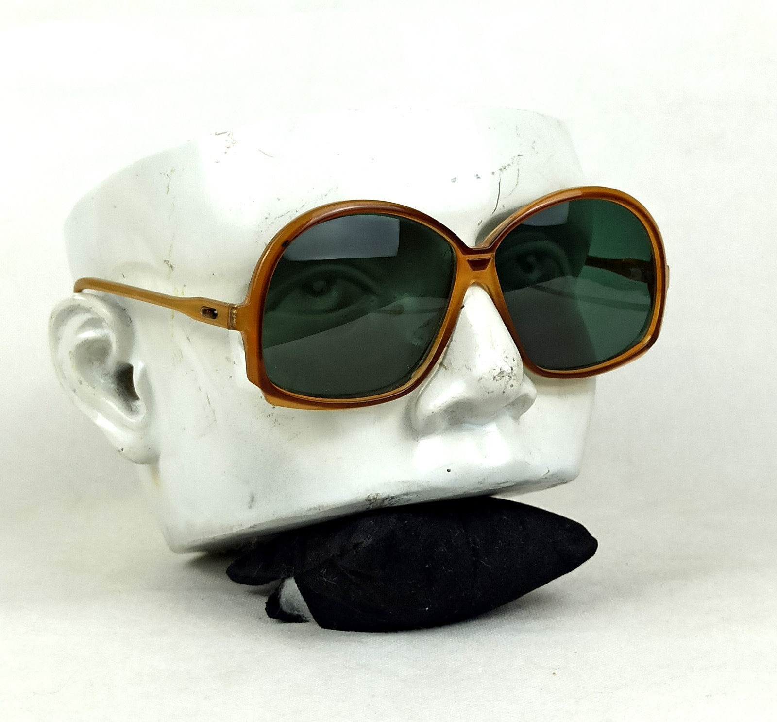 HIP-HOP CAZAL SUNGLASSES WEST GERMANY VINTAGE MOD. 156 ACETATE W/T ORIGINAL CASE