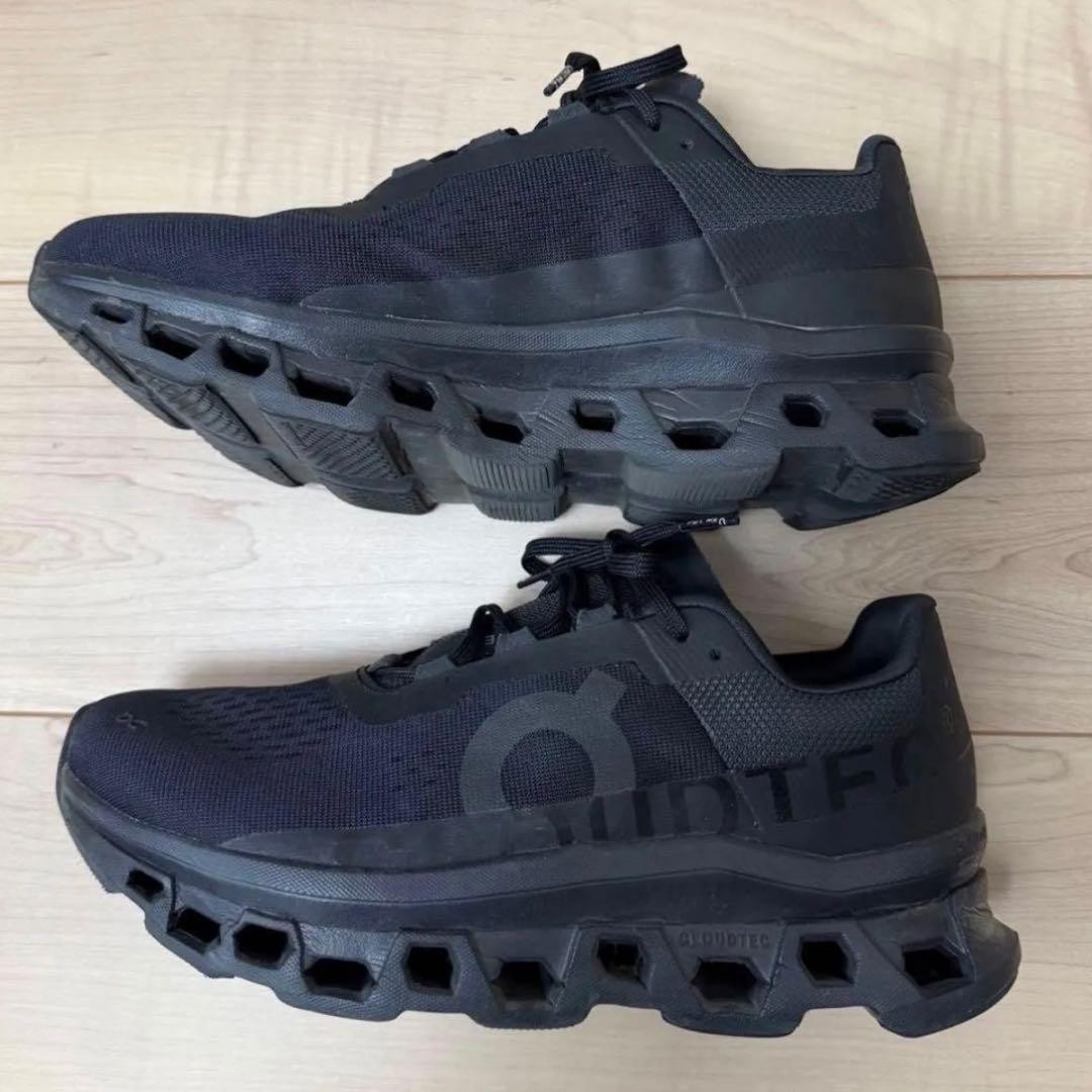 On Cloudmonster Sneakers Men 26cm Black Synthetic Near Mint No Box