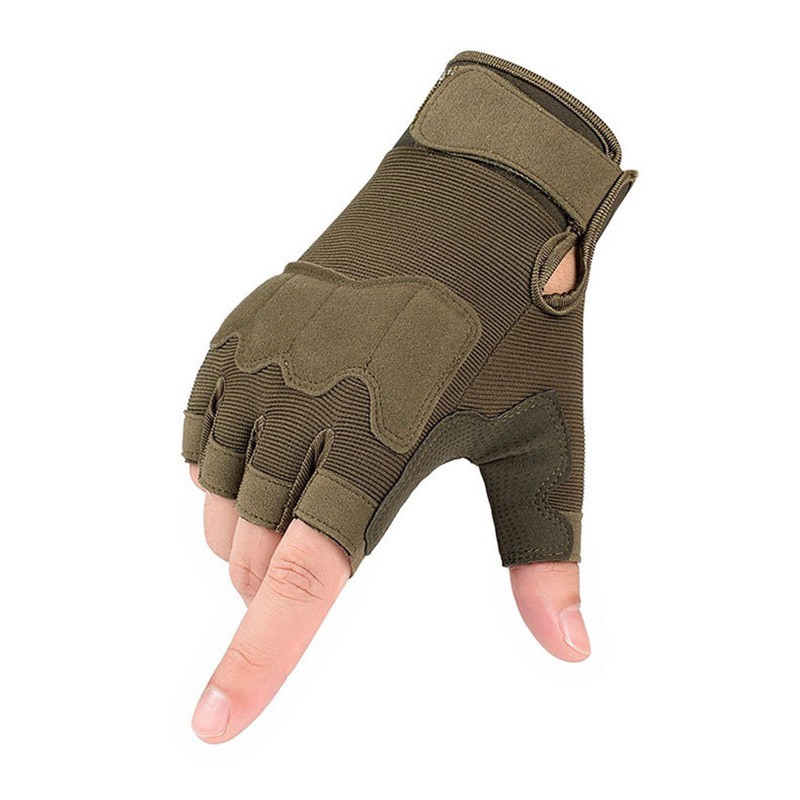 Tactical Half Finger Gloves Motorcycle Cycling Hiking Driving Working Fingerless
