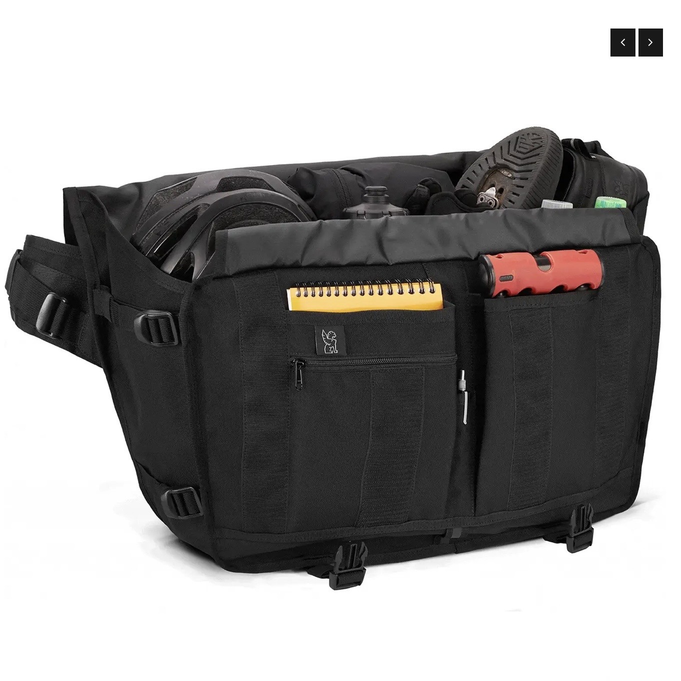 Chrome Berlin Pro Messenger Bag Huge 52L Iconic Black Durable Waterproof NEW