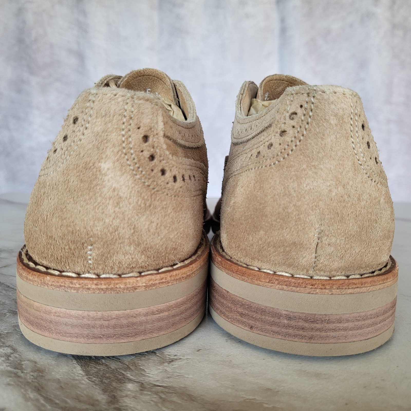 Allen Edmonds Neumok Suede Wingtip Featherwelt Oxfords Men’s Size 9 E
