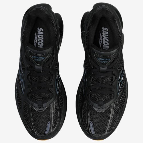 Saucony Grid NXT Men’s Size 9.5 Triple Black Gum Running Shoes S70797-3 NEW