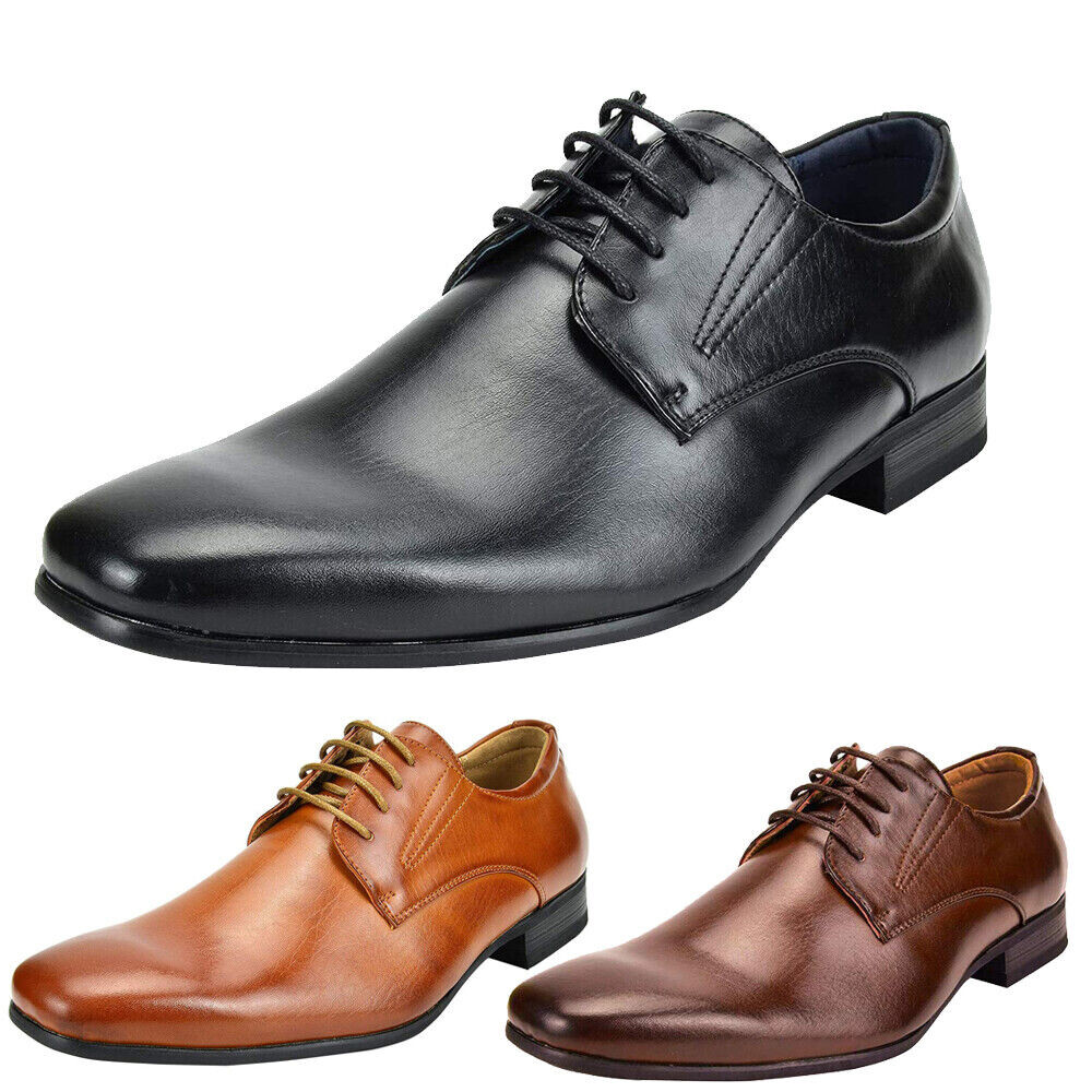 Bruno Marc Men’s Dress Shoes Square Toe Derby Oxfords Shoes US Size 6.5-15