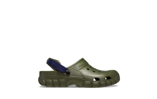 Crocs Men’s Offroad Sport Clogs Slip-on Sandals – US Size 12 | Army Green / Navy