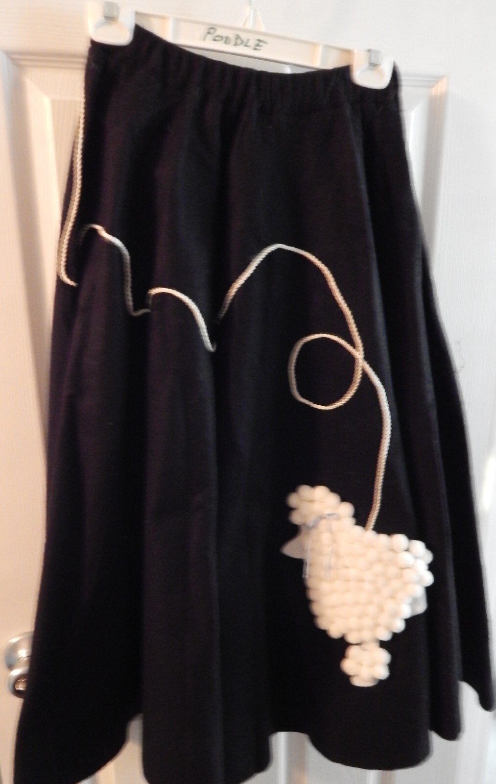 Hand Made Adult Poodle Skirt Halloween Costume 50s Party waist 26-30