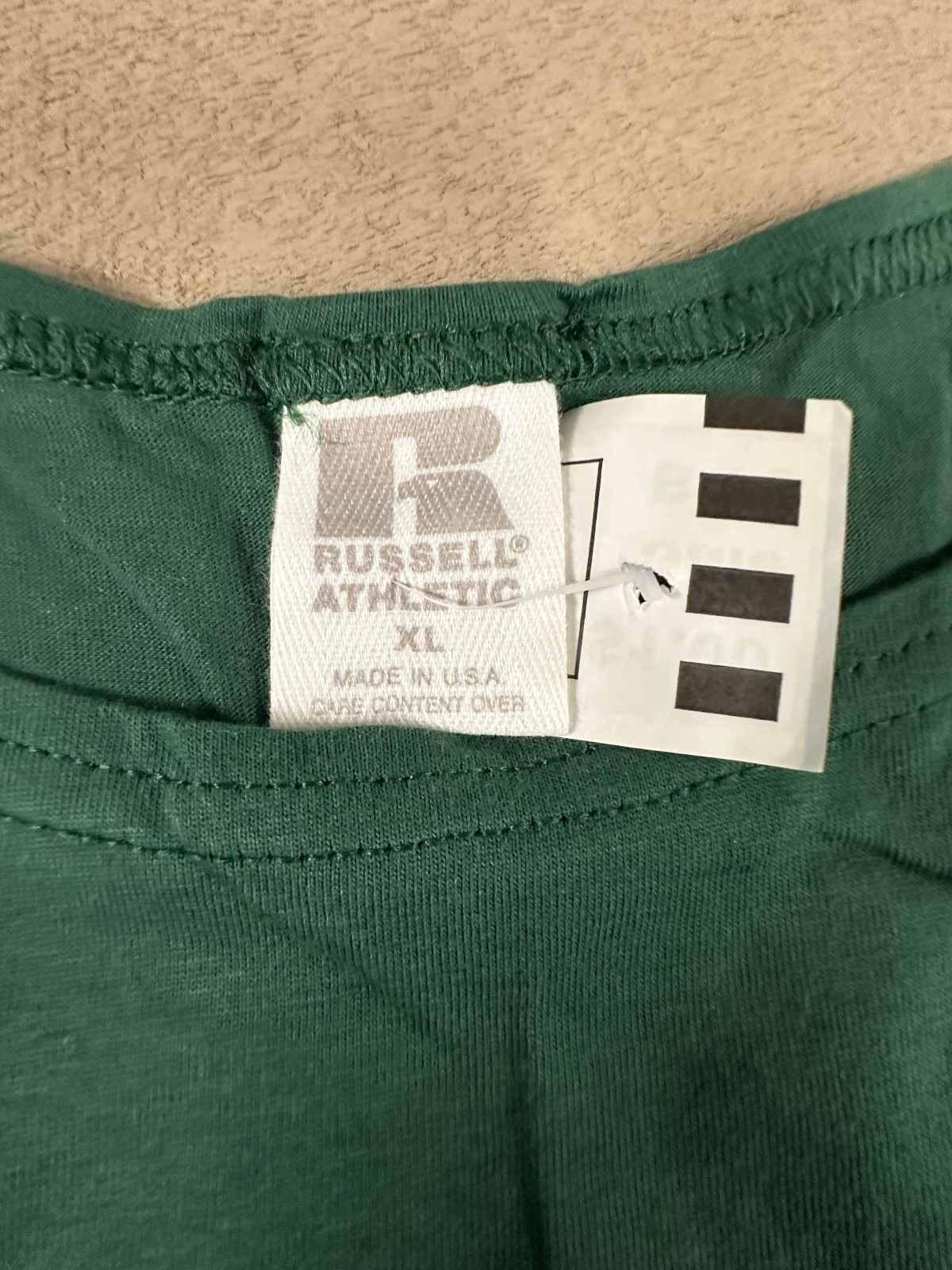 Vtg Russell Athletic Blank Sleeveless Tank Top M/L/XL Forest Green NWT USA