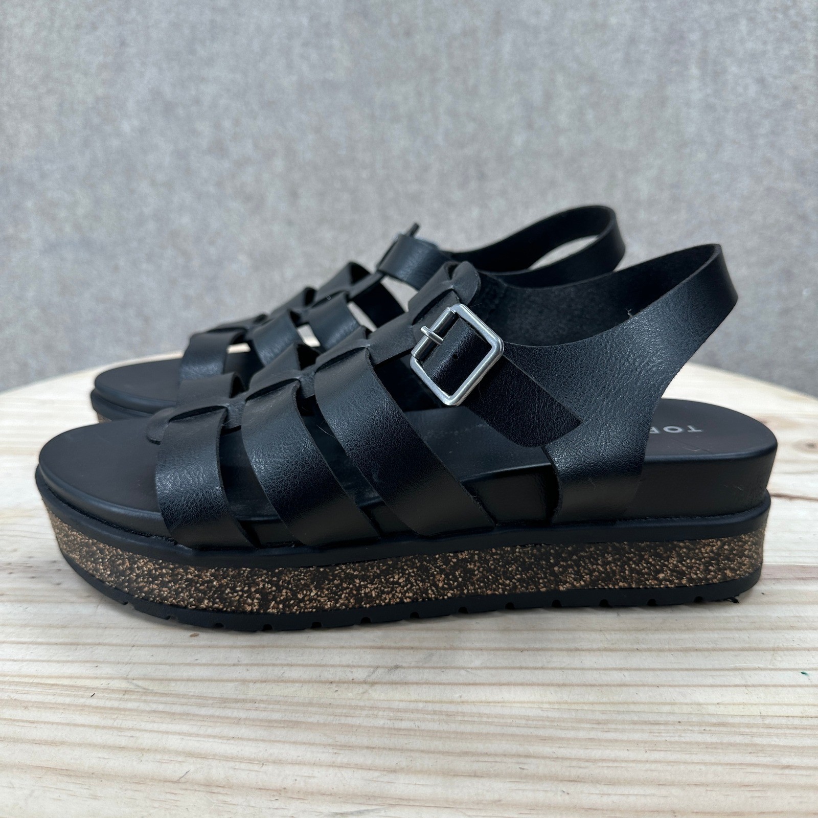 Torrid Platform Fisherman Gladiator Sandals Strappy Womens 11WW Black Y2K Shoes