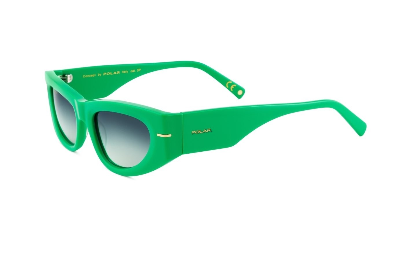 Polar Gold 156 (29) Green/Gray Gradient Super Polarized Sunglasses Cal 51