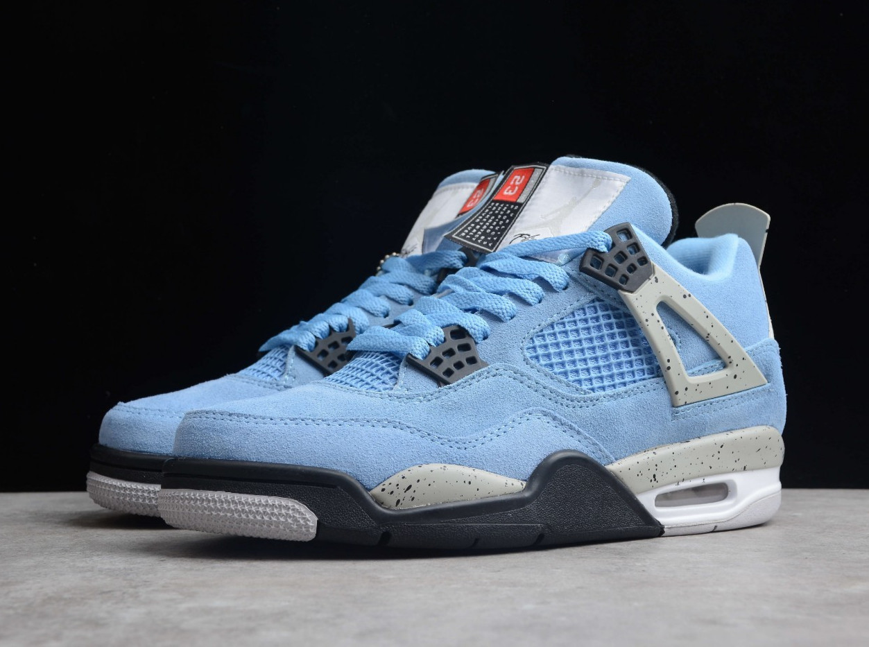 Jordan 4 “University Blue” Mid Top Men’s Retro Basketball Shoes US Size 7-12