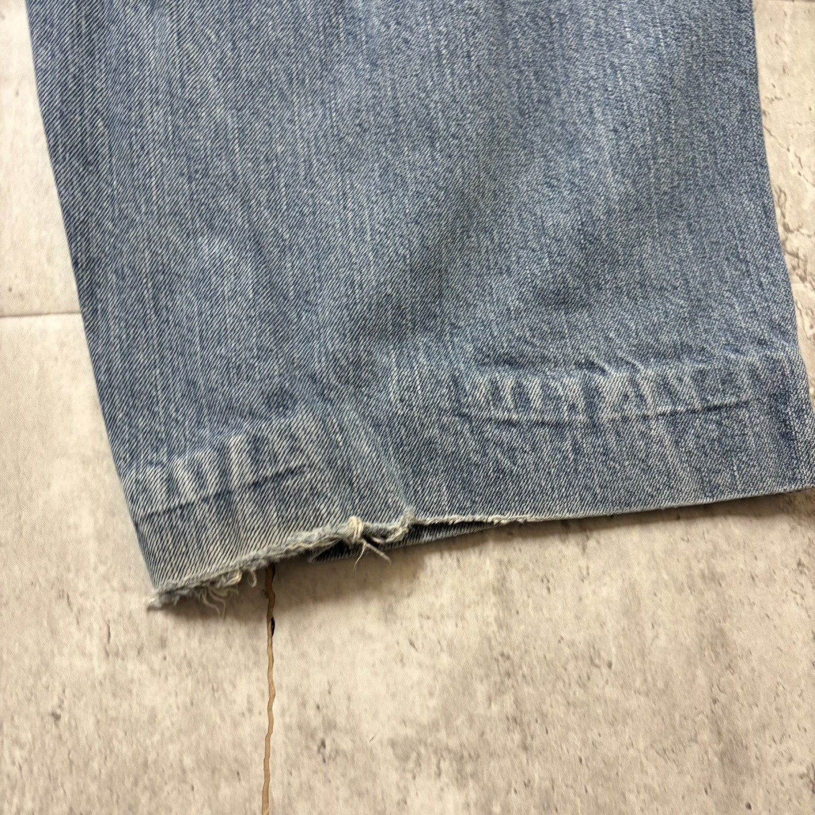 Carhartt B189 LVN Carpenter Jeans 42×30 Loose Fit Workwear Denim Utility