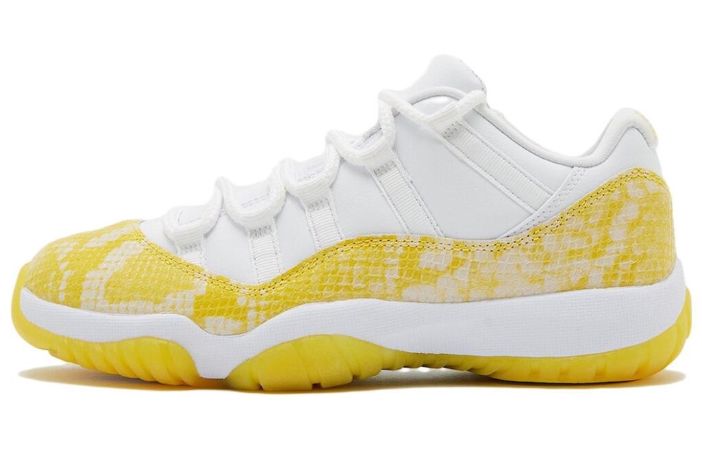 Jordan 11 Retro Low Yellow Snakeskin Womens AH7860-107