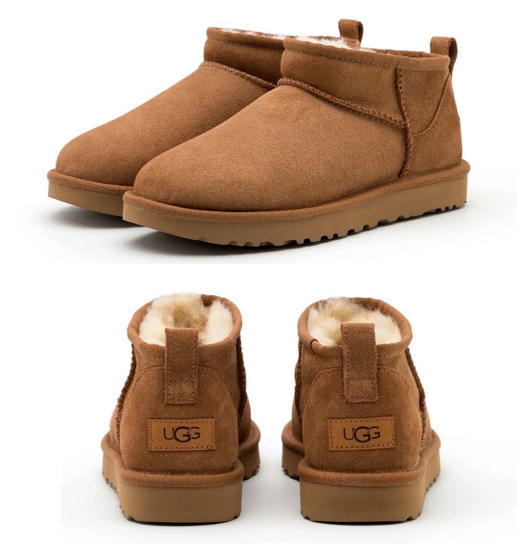 UGG Classic Ultra Mini Chestnut Boot Bootie Women’s US sizes 5-11/NEW!!