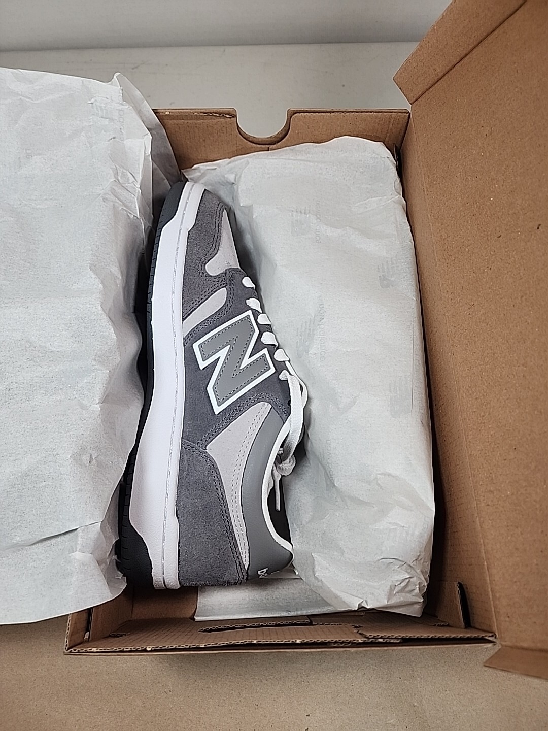 Size 9.5 New Balance 480 Castlerock Raincloud BB480LEC Grey White Unisex Men’s
