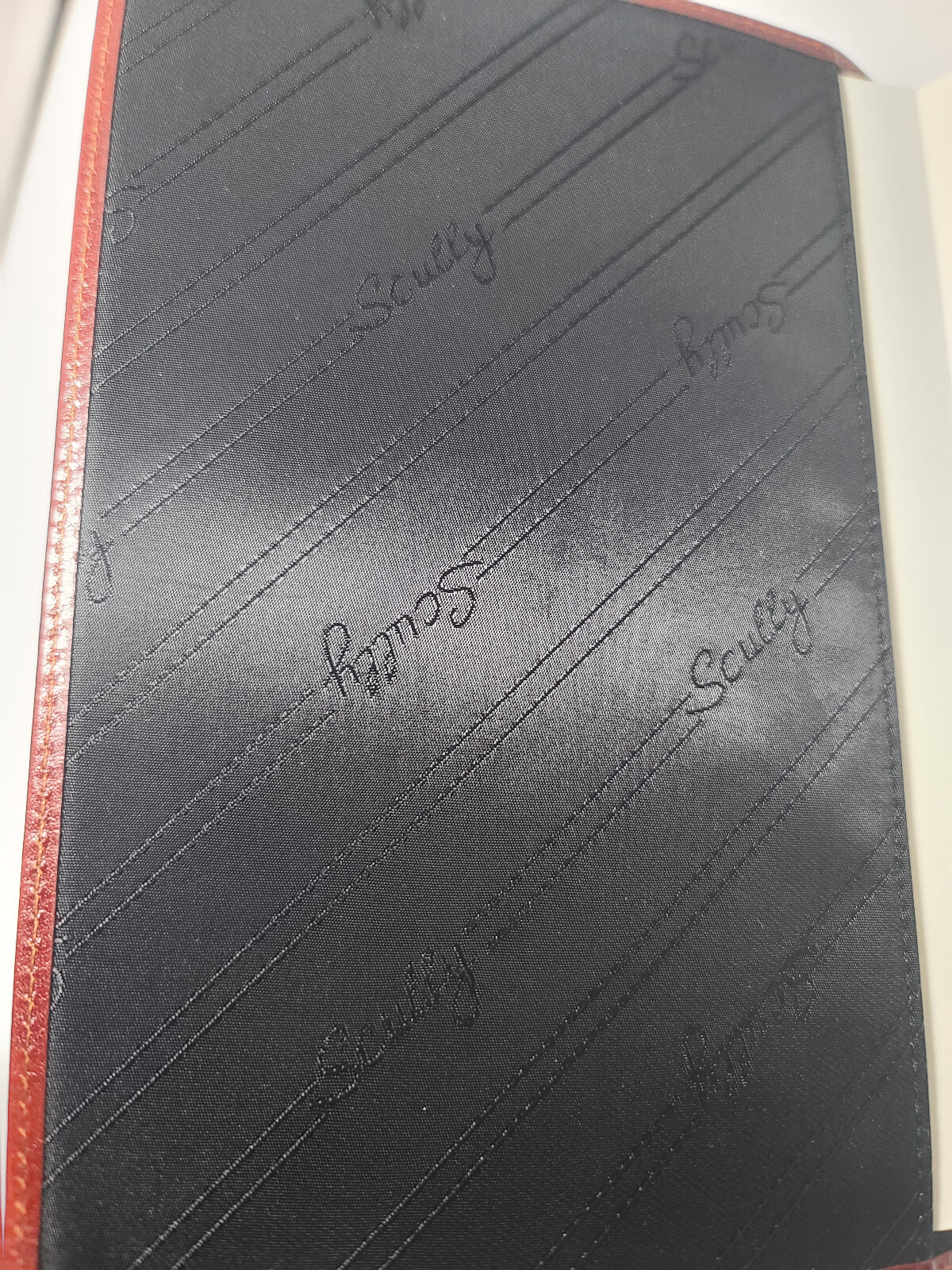 Scully Western Address Book Leather Personal 8 x 6 inches Maroon Red