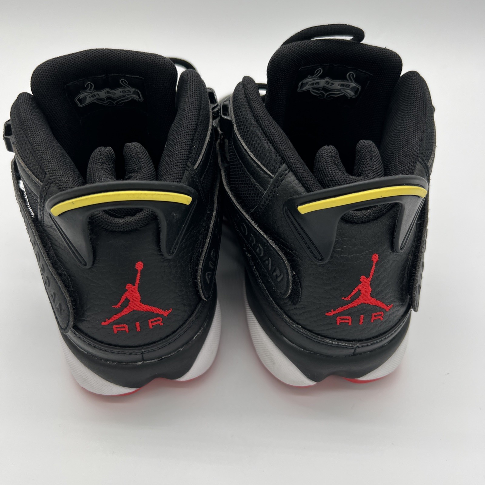 Air Jordan 6 Rings Shoes Black Red White 322992-063 Mens Size 10.5 No Box