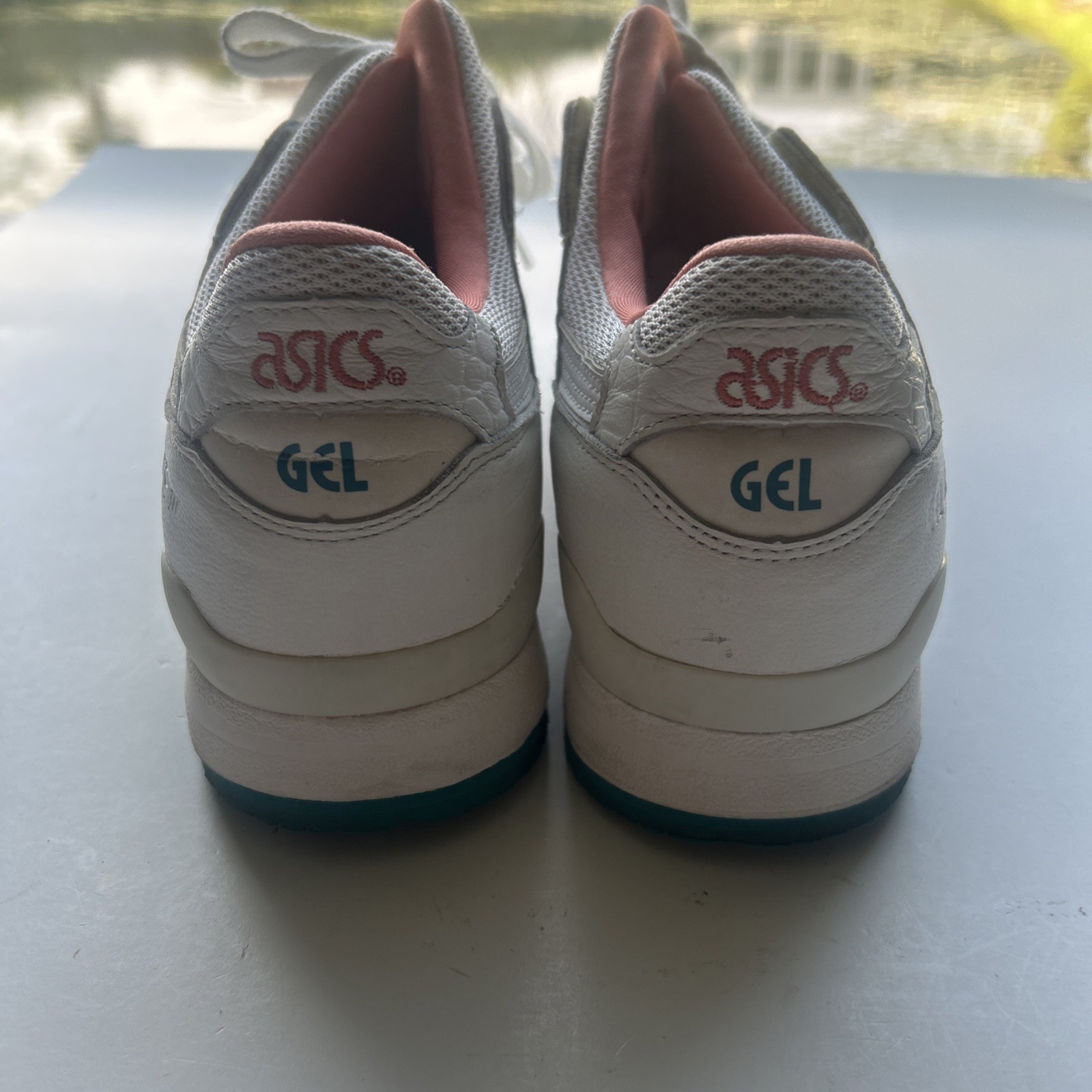 ASICS GEL-LYTE III ” MIAMI VICE” MEN SIZE 8 White Orange Blue