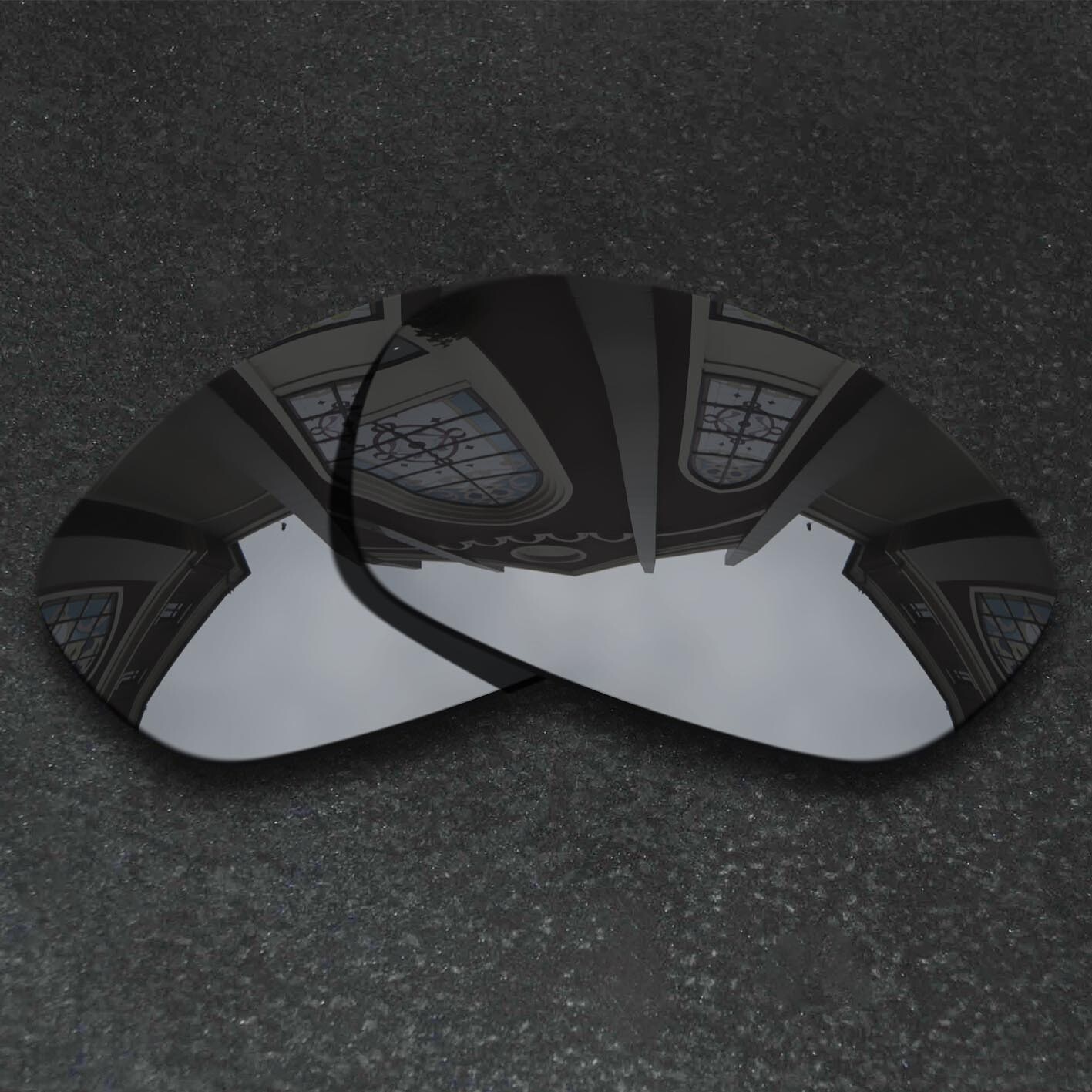 US Black Iridium Polarized Replacement Lenses For-Oakley Straight Jacket 2007