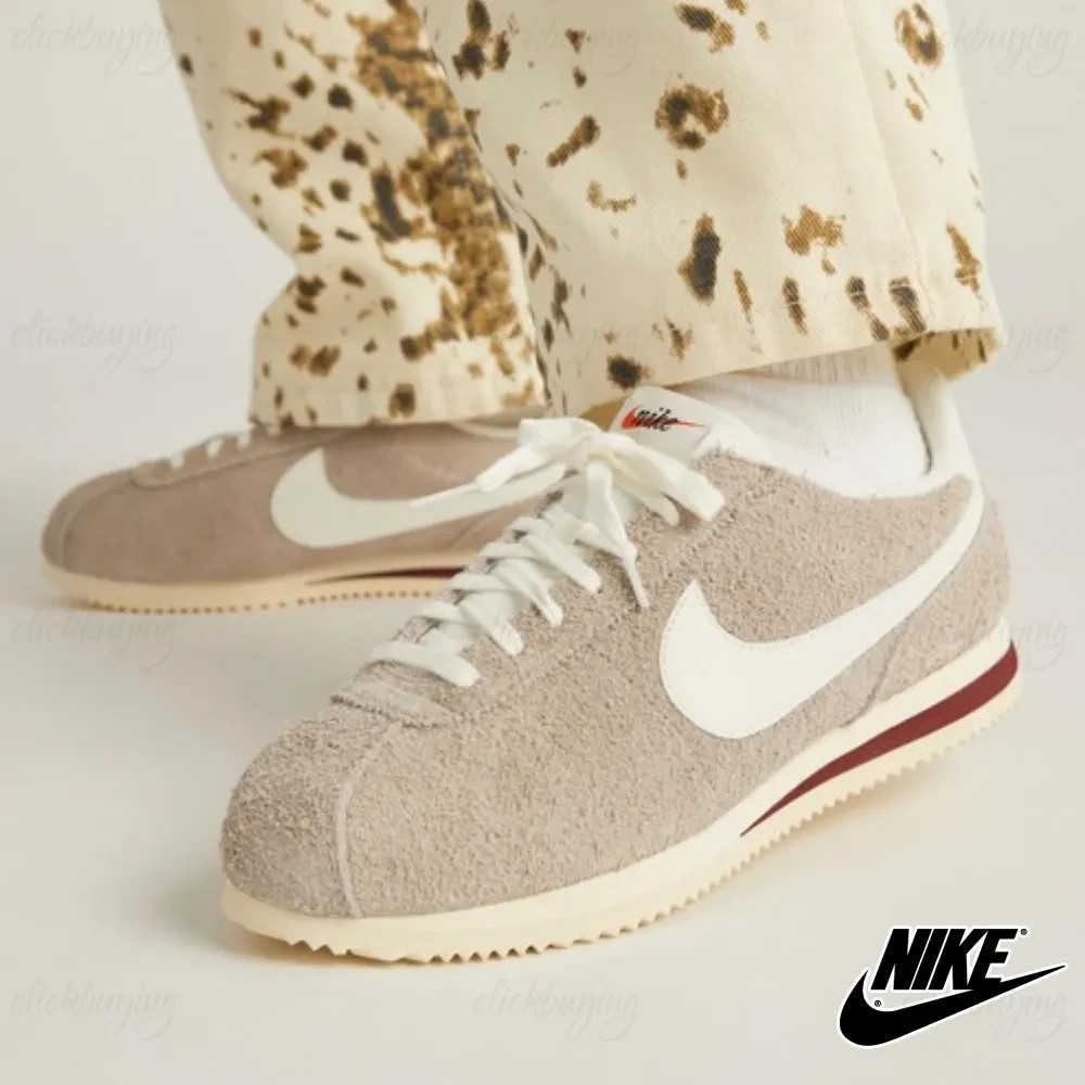 Nike Cortez SE Mens Size College Grey Sail Shoes Suede Sneakers HF3142-001 New