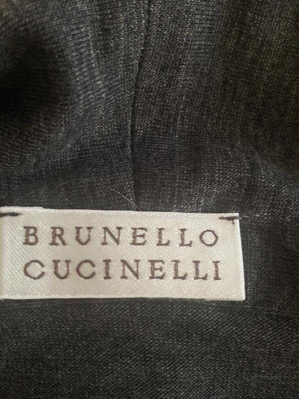 Women Brunello Cucinelli Dress Grey Silk Wool 38 /