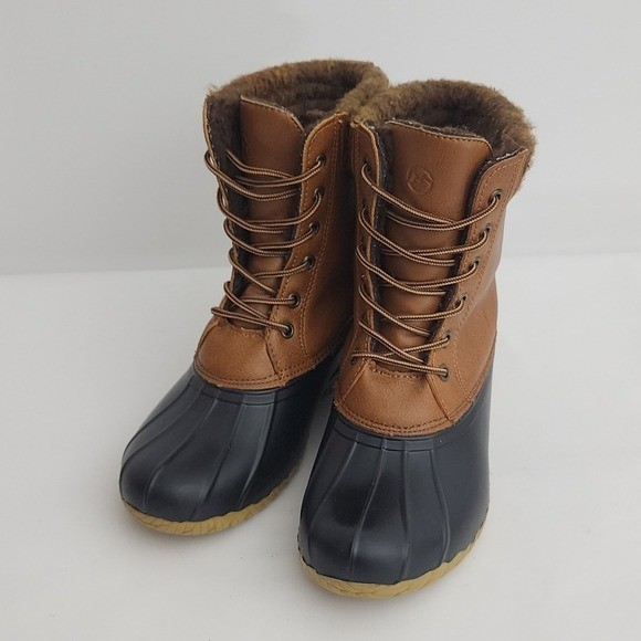 MAGELLAN Outdoor Leather and Man Made Upper Duck Boots Women’s Size 7