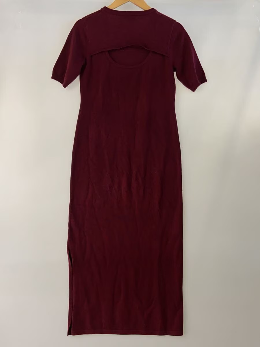 MIESROHE Short-Sleeved Knit Dress with Bustier, Size 0, Nylon, BRD MWNO254112