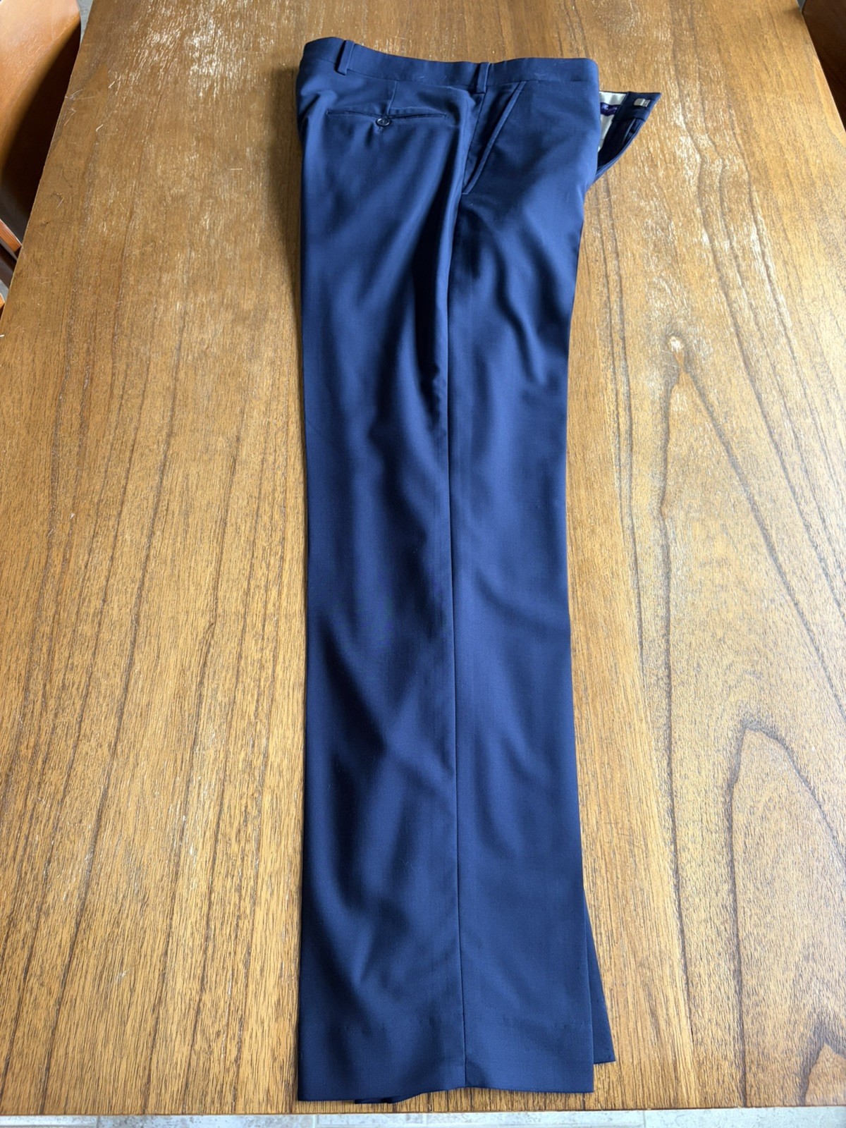 Ralph Lauren Purple label Navy Wool Dress Pants 32×32