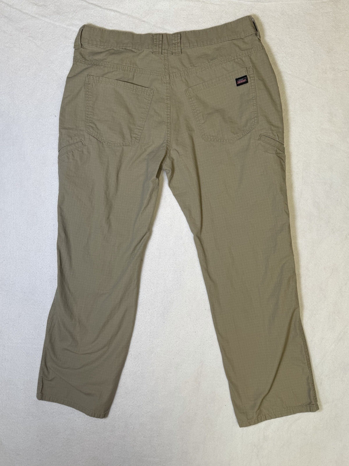 Dickies Men’s Beige Canvas Work Pants 34×30 100% Cotton Construction GP950DS