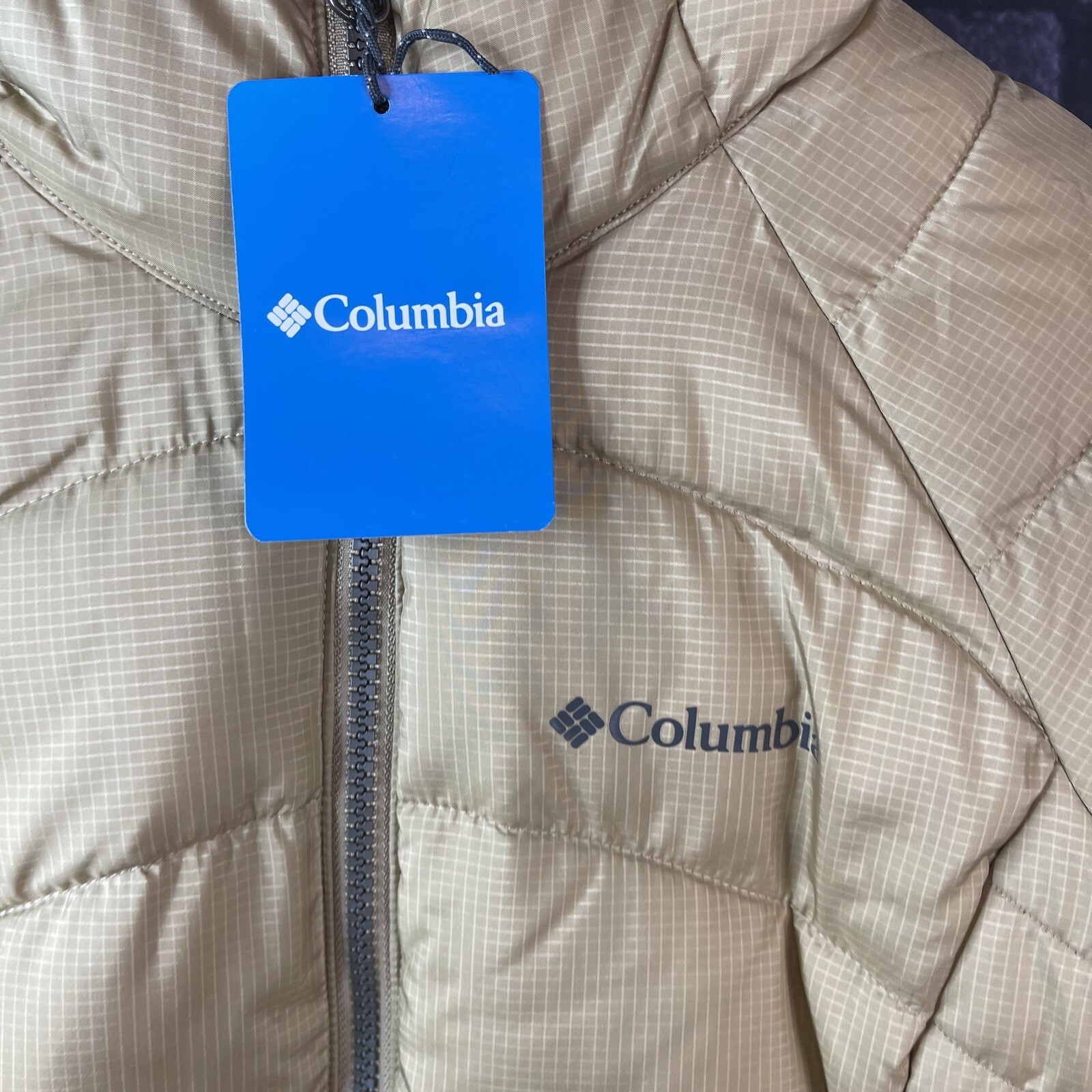 Columbia XS X-Small Karis Gale Long Hooded Jacket Stone Green