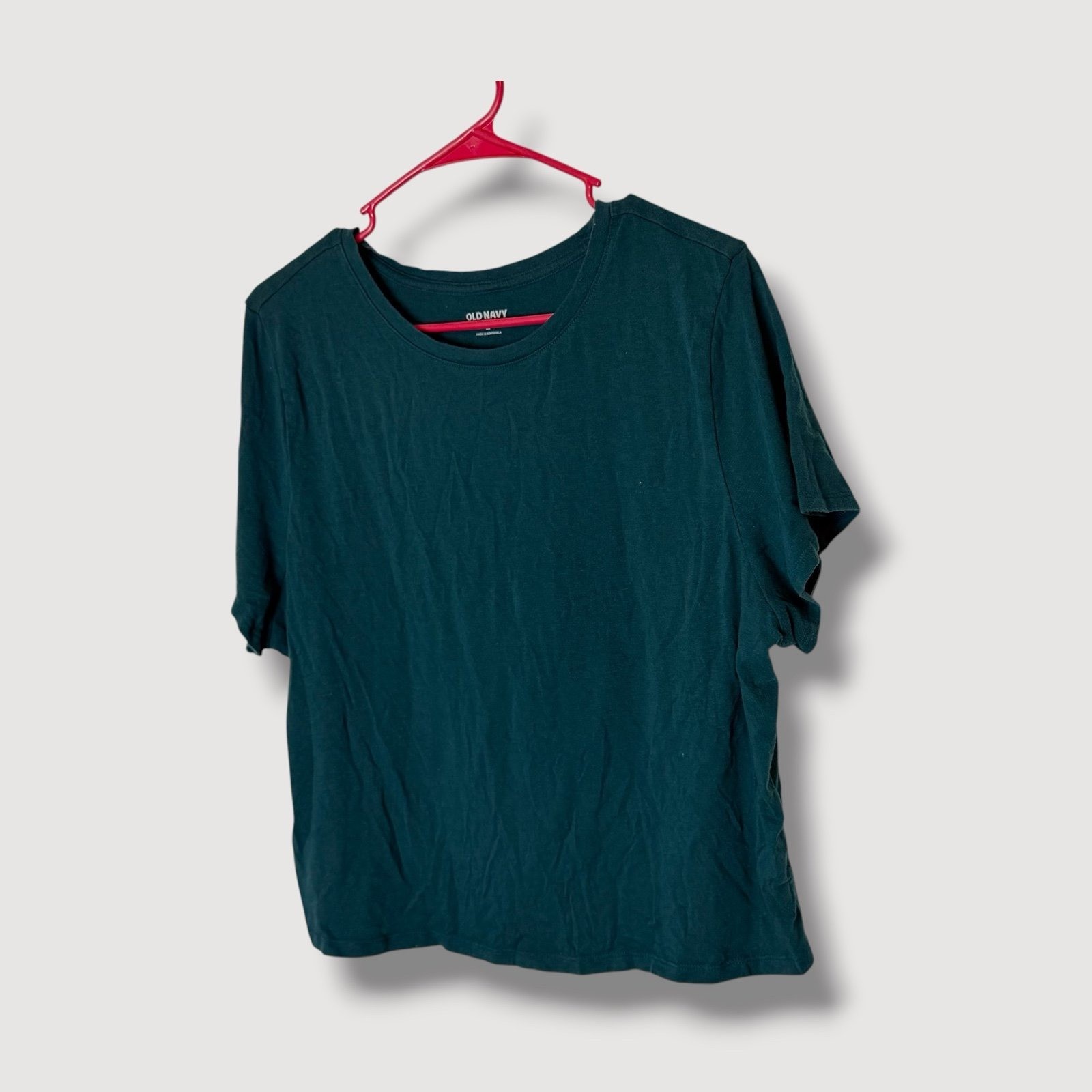 Old Navy Bestee Teal Green Cropped Tee Shirt Size 2X