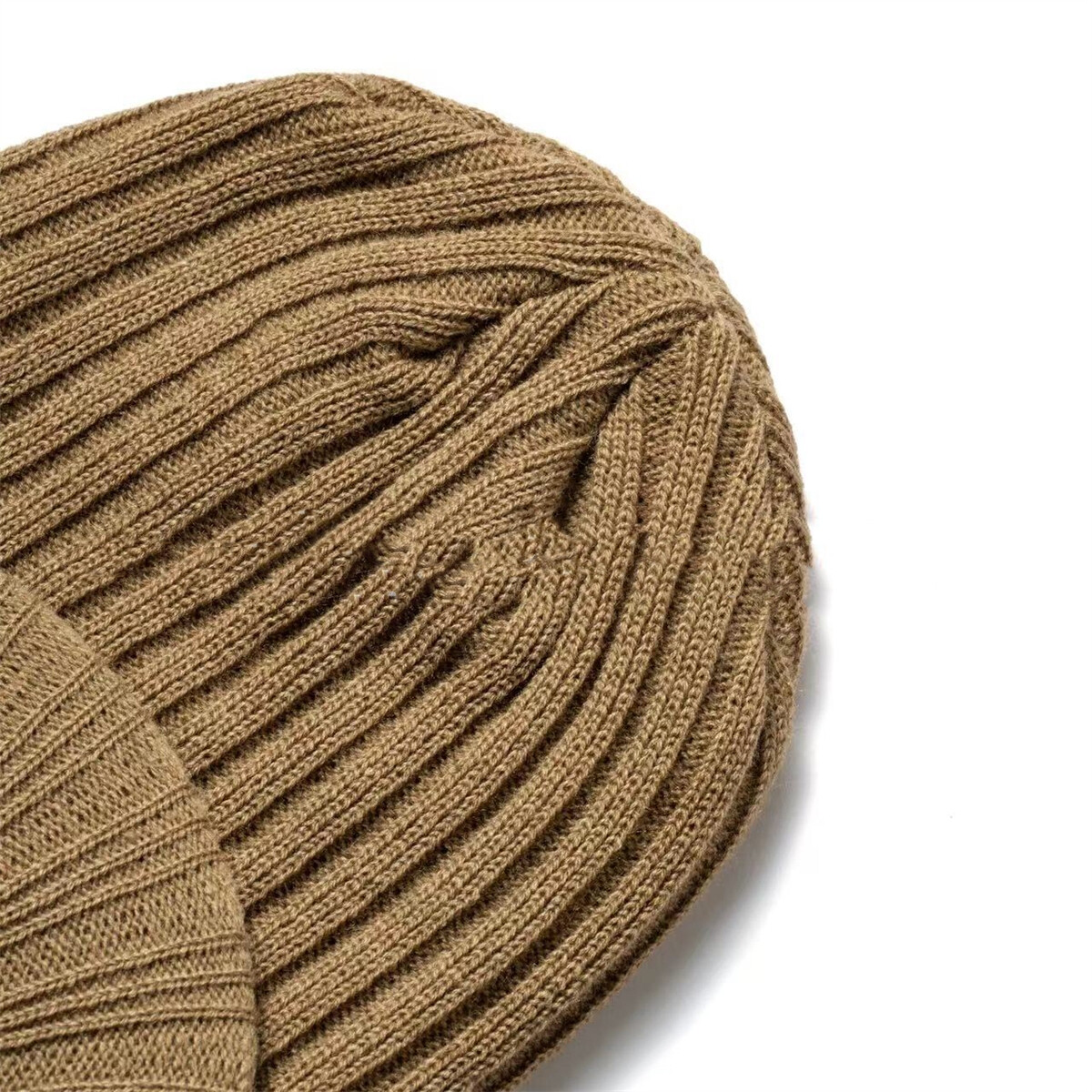 Unisex Winter Chunky Knit Visor Brim Winter Hat Beanie Thick & Warm Men Women