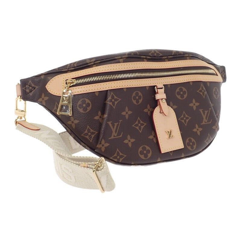 LOUIS VUITTON High Rise Monogram Body Bag Brown Gold Hardware Women’s TGIS