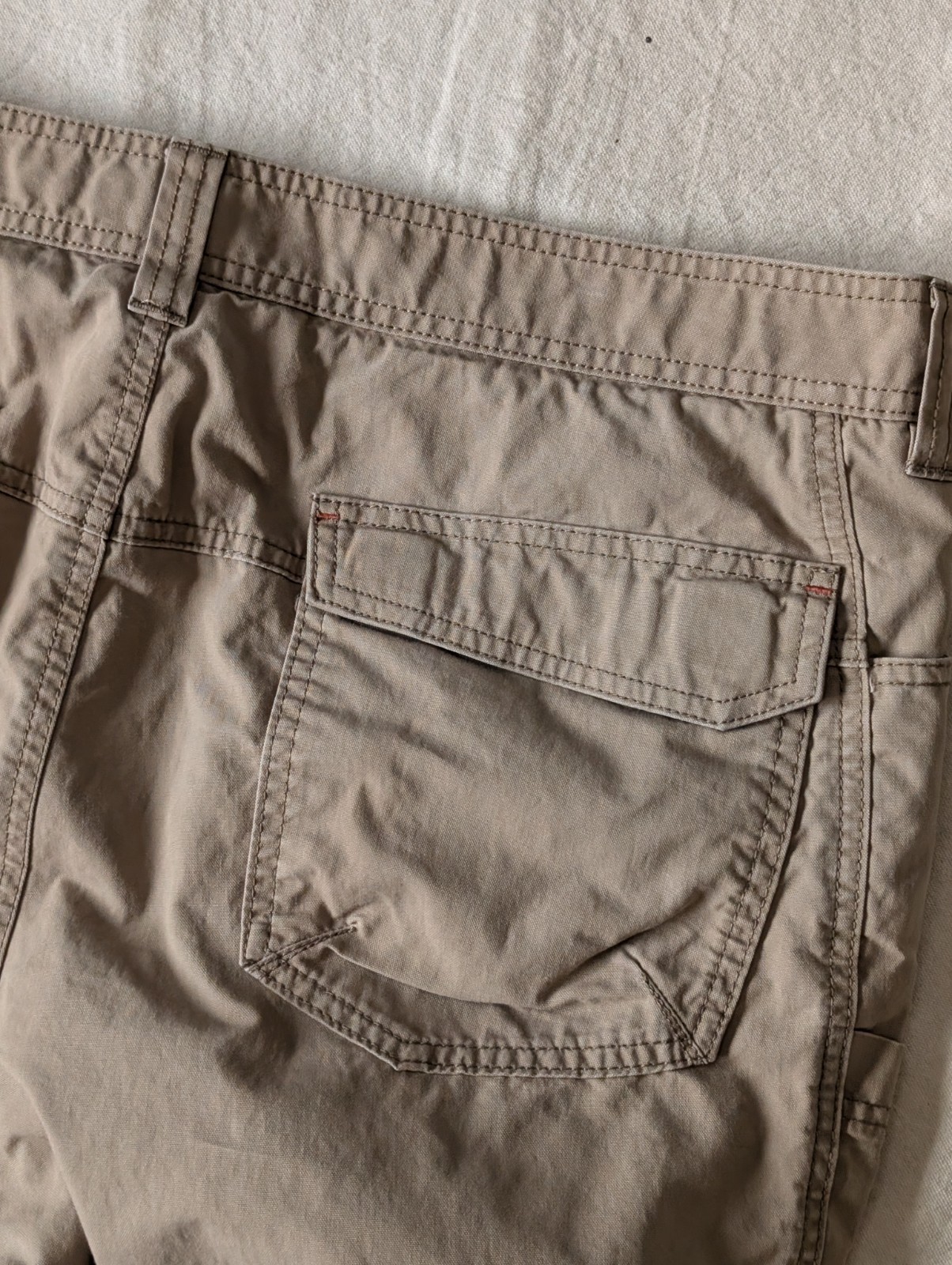 LL Bean 288083 Riverton Men’s Rugged GORP Hiking Pants Cargo Cotton Nylon 38×30