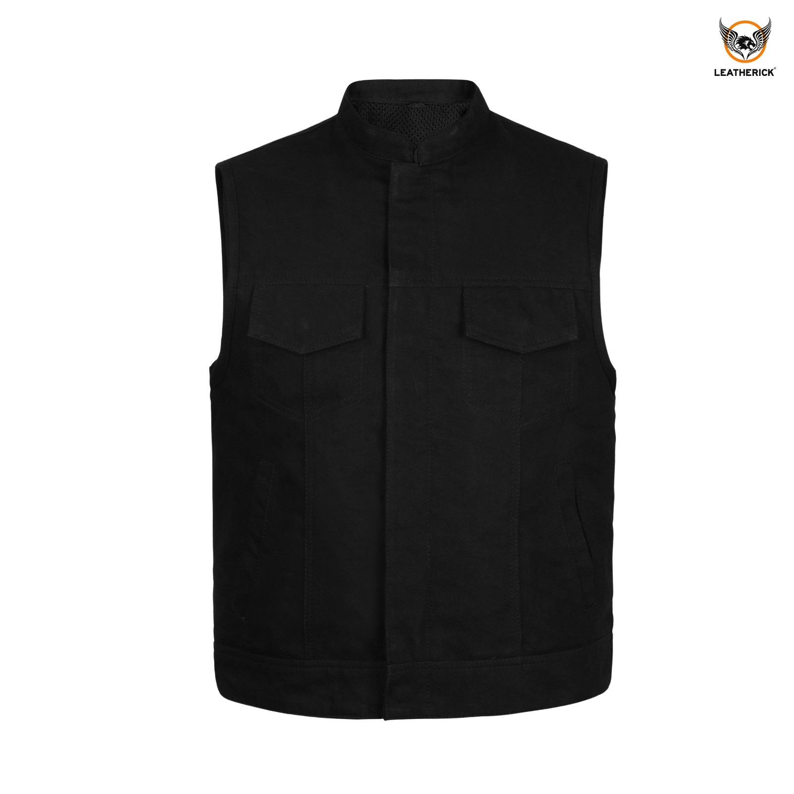 Men’s Jeans Waistcoats SOA Biker Denim Vest Slim Fit Retro Sleeveless Waistcoat