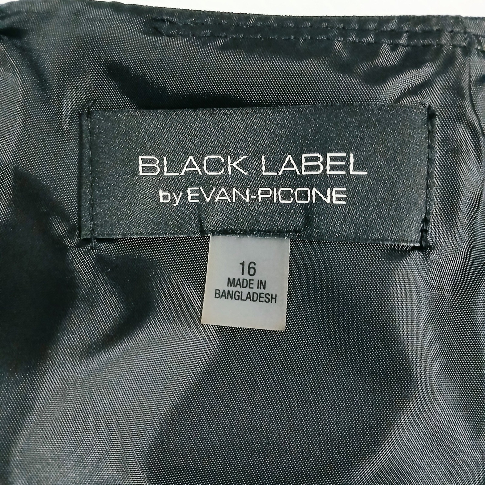 Black Label by Evan Picone Essentials Black Pencil Skirt Womens Plus 16 NWT