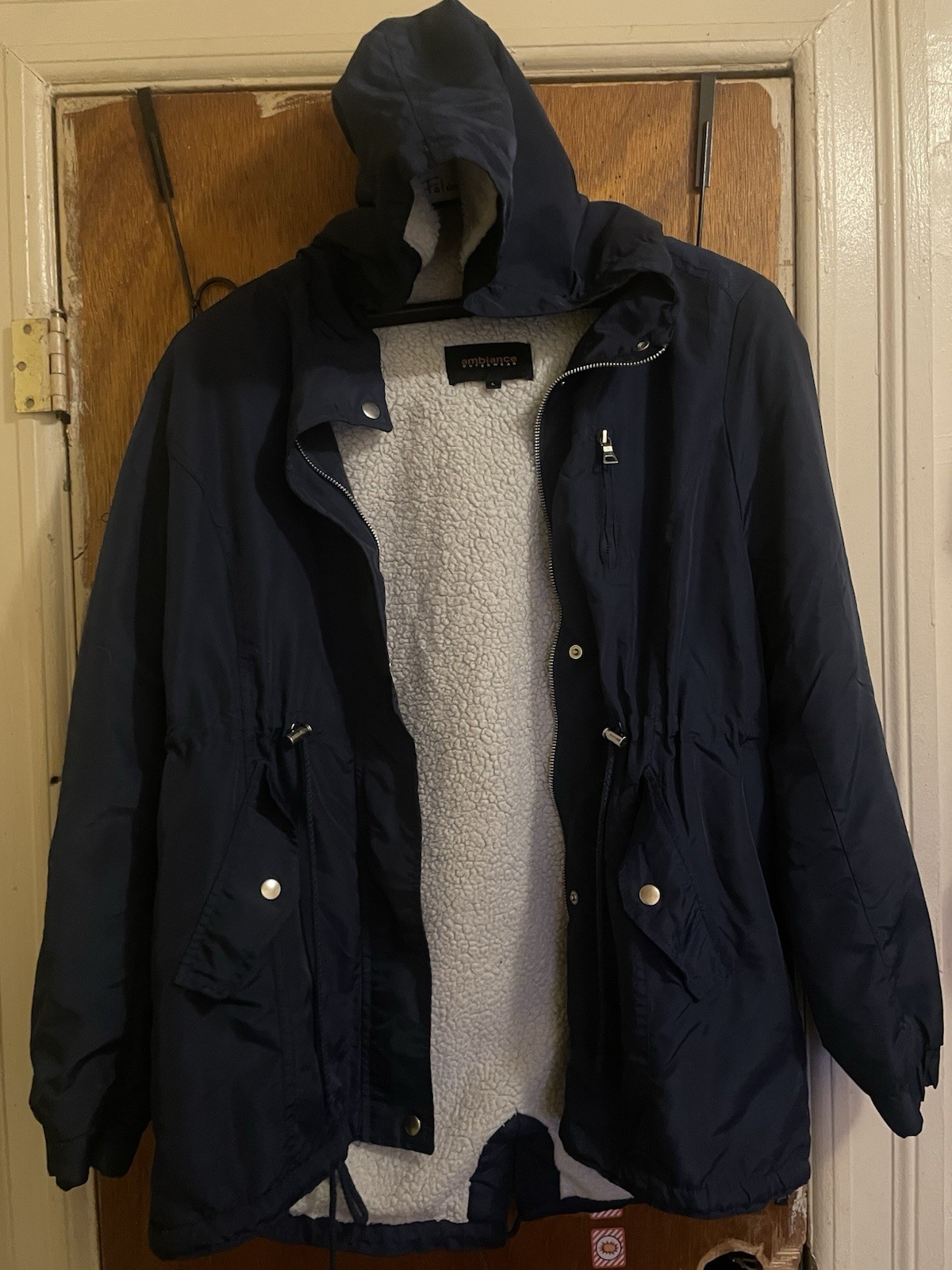 Ambiance Outerwear Women’s Jacket Size Large *ZIPPER NEEDS REPAIR*