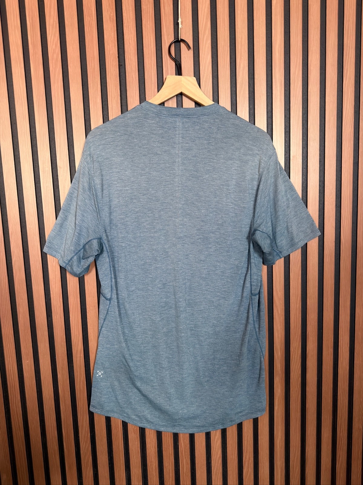Lululemon Shirt Medium Men’s Blue Hawk Heathered All Terrain Tee