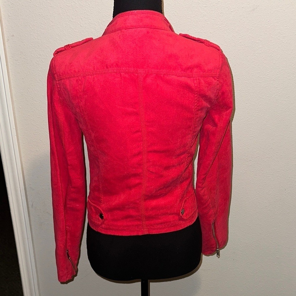 H&M Suede Biker Jacket