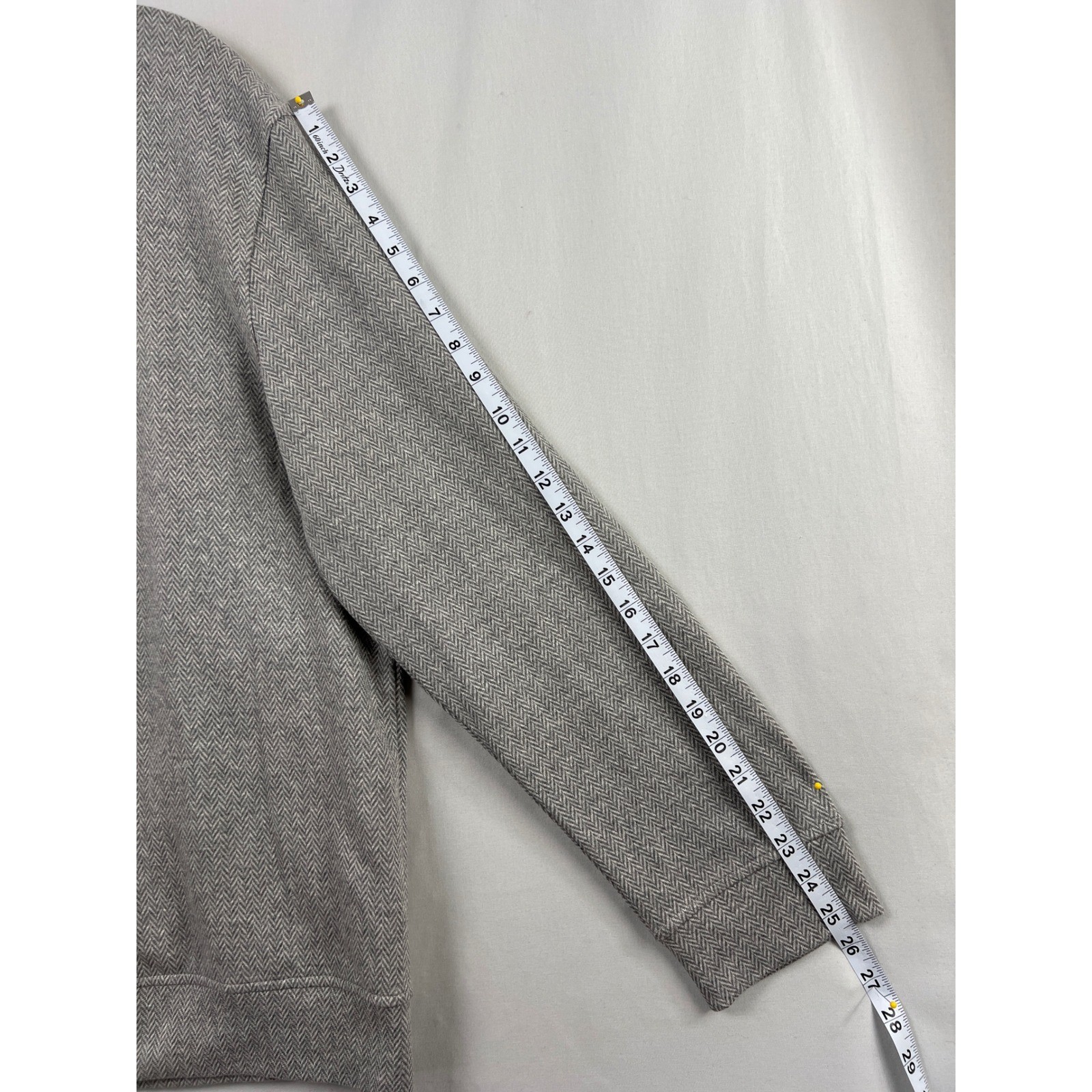 Apt 9 Premier Flex Jacket Mens XL Grey NEW Herringbone Full Zip Mock Neck Mockup