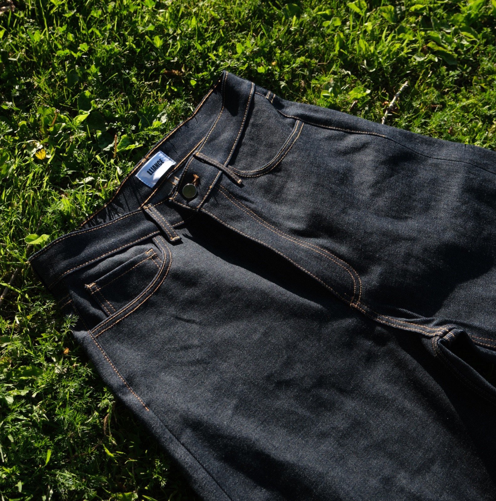 Heavy Raw Indigo Wide Leg Jeans – Handmade in Los Angeles – Multiple Sizes!