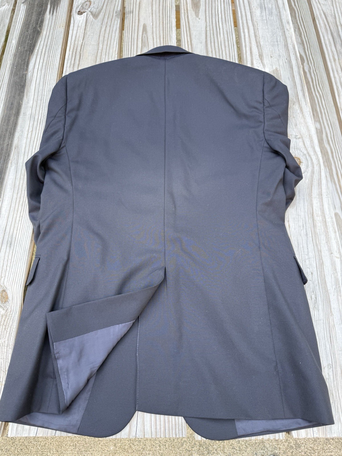 Brooks Brothers Madison Navy Blazer 40R Loro Piana Wool Brass Buttons Staple