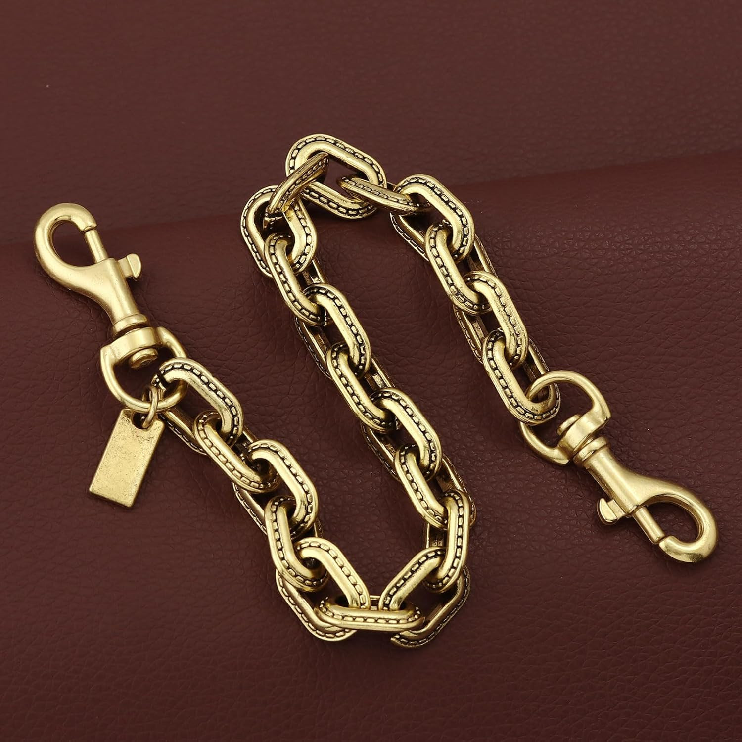 Bag Purse Charms Extender Chain – Chunky Gold/Silver Chain Strap for Handbags –