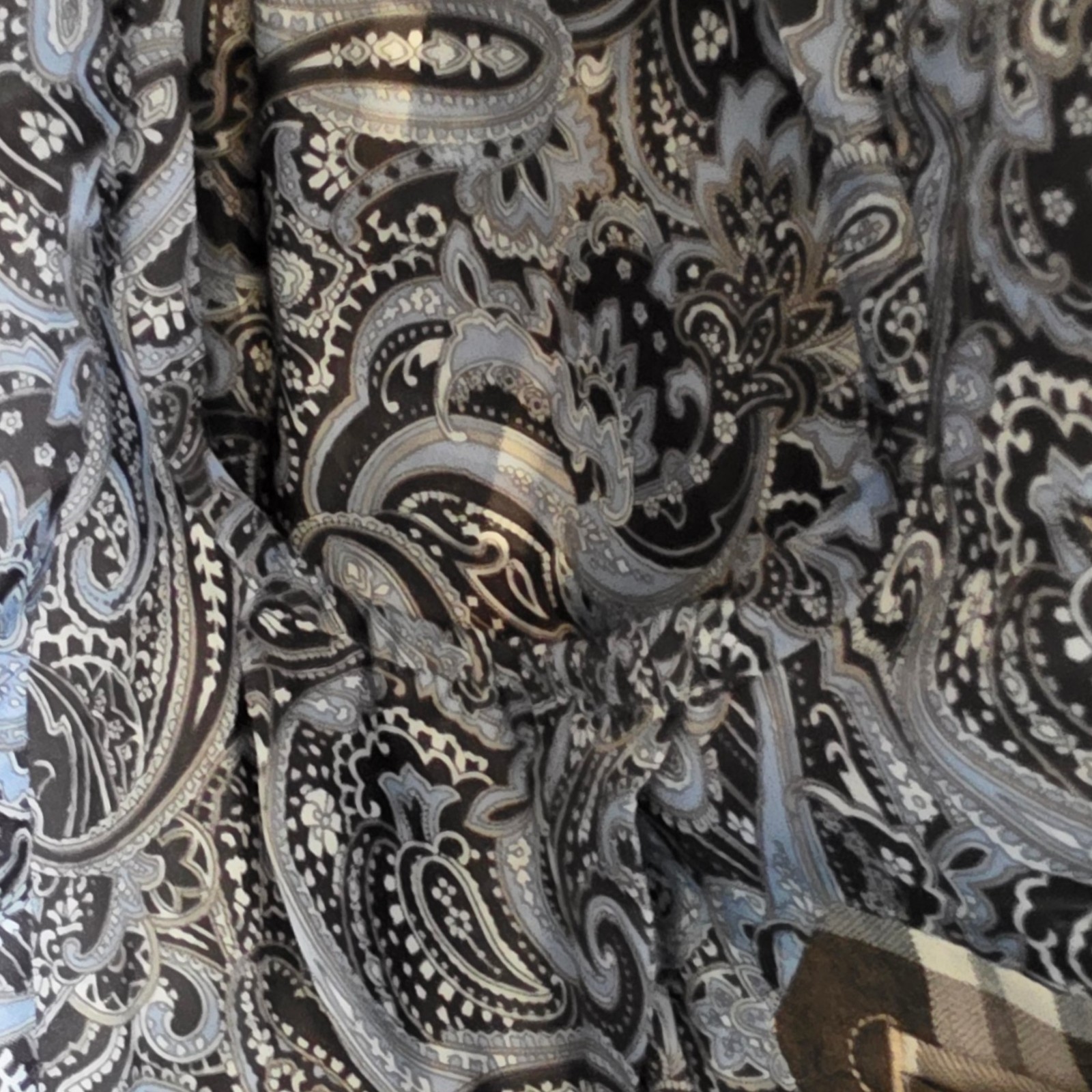 Bespoke Blazer 40L Wool Silk 4 Seasons Full Canvas Working Cuff Checked