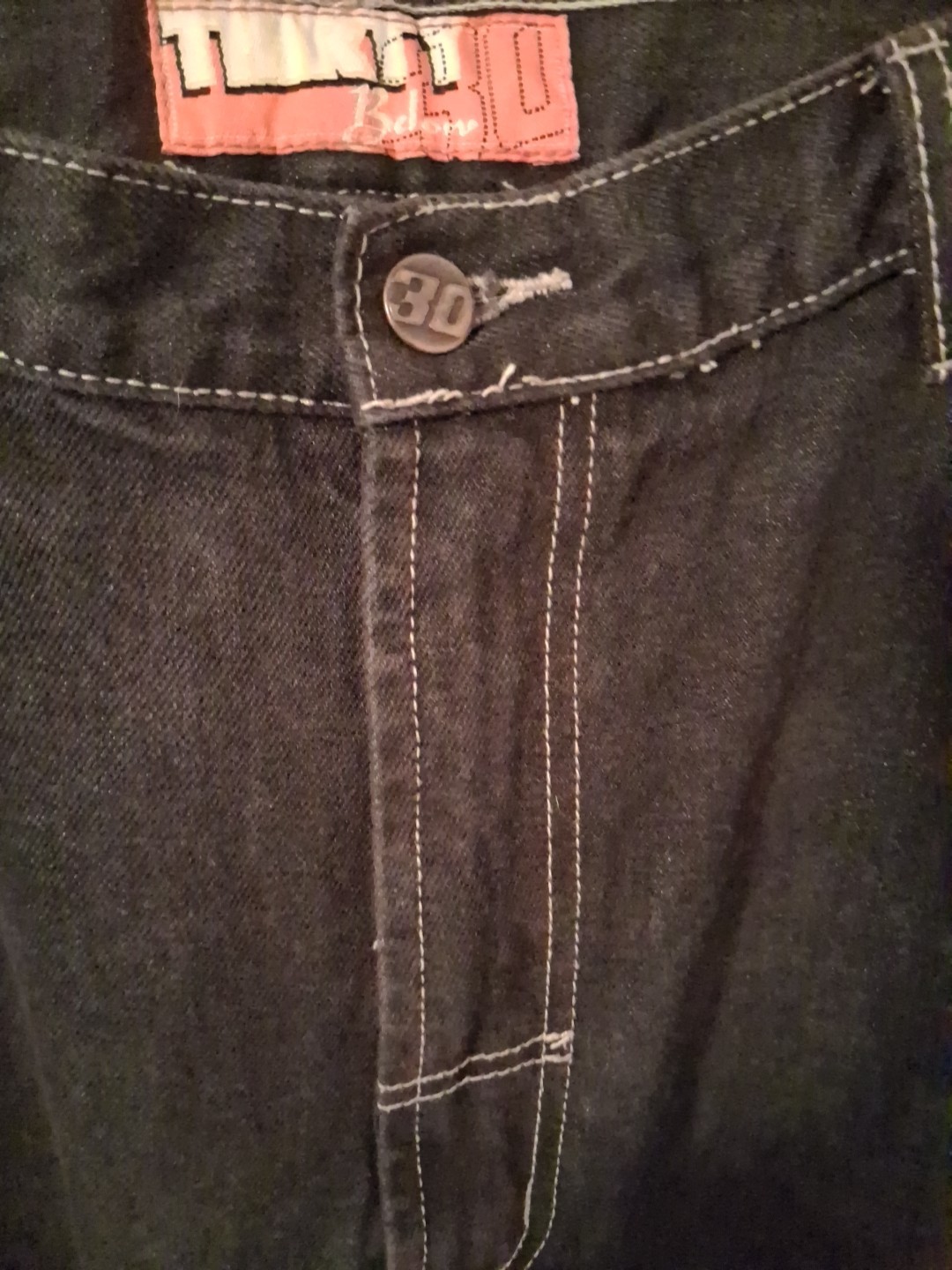 30 Below Men’s Dark Blue Carpenter Pants Size 38″ × 34″